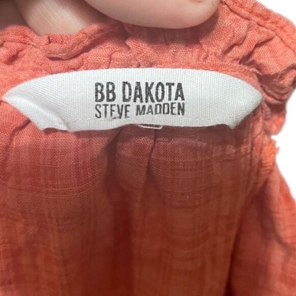 BB Dakota Steve Madden Salmon Pink Dress with Pockets. Size Small - Picture 5 of 9